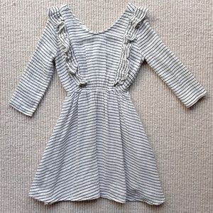 Alice + Ames Chloe Dress B/W Striped